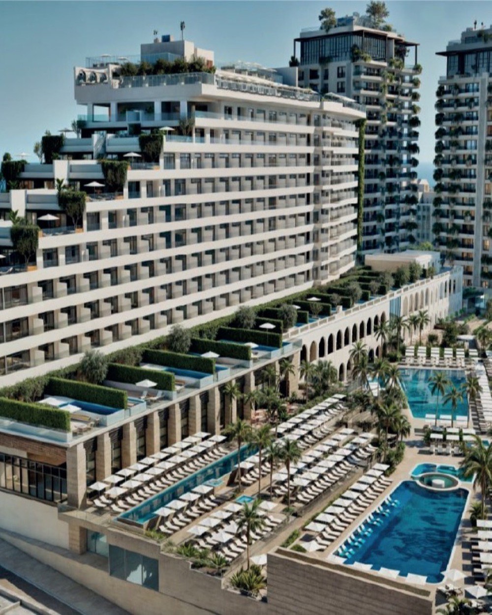 Hard Rock Hotel Malta on the seafront at St George's Bay